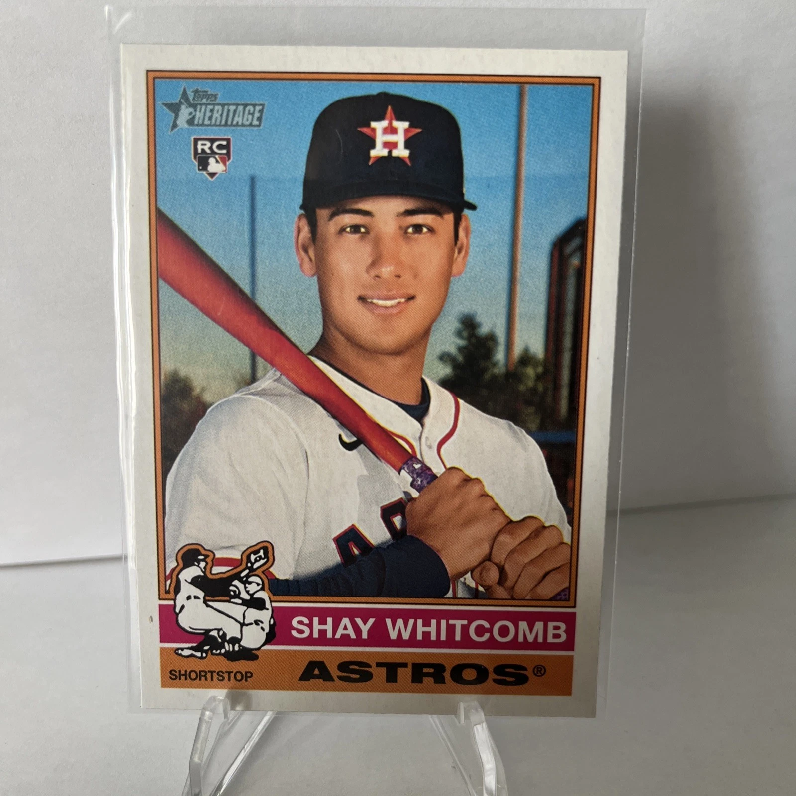2025 Topps Heritage Shay Whitcomb (RC) #362 Houston Astros