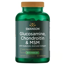 Swanson Glucosamine, Chondroitin and Msm with Mobilee 90 Capsules