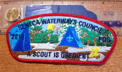 BSA Seneca Waterways Council, NY CSP TA-32, 2016 FOS  ''Obedient''