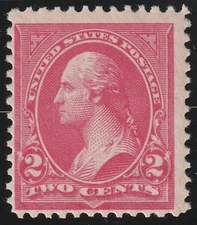 Scott 267a 2c George Washington 1895 FREE SHIP