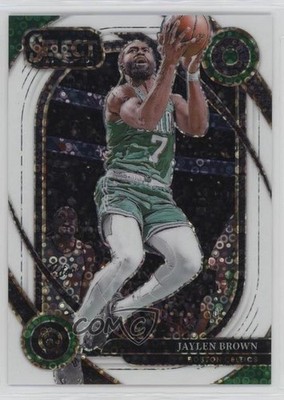2024-25 Panini Select Courtside White Disco Prizm 15/75 Jaylen Brown #254 07mp