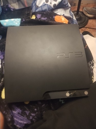 Sony PlayStation 3 PS3 Slim CECH-2501B Console System Only For Parts Or Repairs