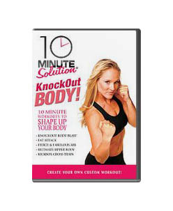 10 Minute Solution: Knockout Body Workout Kit w/Weighted Gloves, DVD NTSC, Color