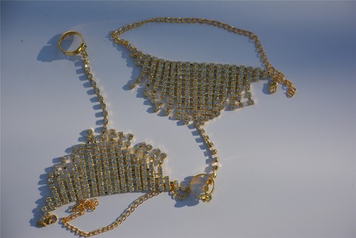 1Pair Barefoot Sandal Foot Jewelry Beach Wedding Ankle Bracelet Silver/Golden - Foto 22 di 40