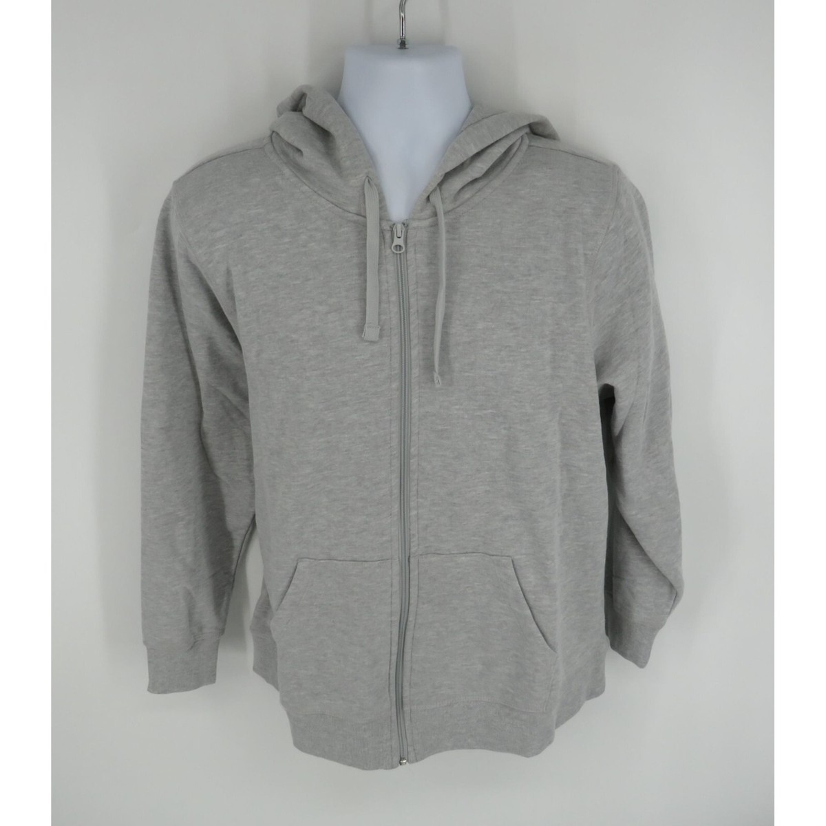 Women's French Terry Fleece Hoodie - Cozy Full-Zip Sweatshirt