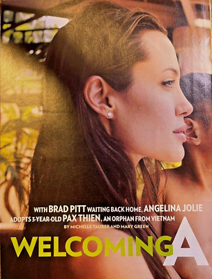 2007 Anjenlina Jolie & Brad Pitt Adopt Son Pax Thien