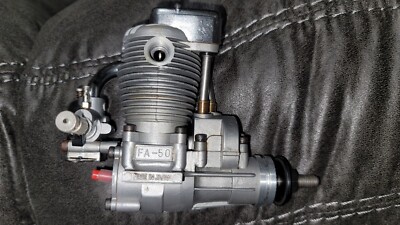 Excellent Condition Saito FA-50 Four Stroke Nitro Engine (CLEAN w
