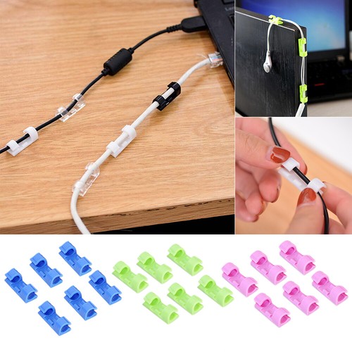Home essentials:Finisher Wire Clamp Transparent (20pcs) - Zdjęcie 8 z 14