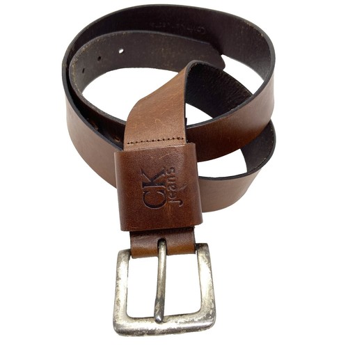 Calvin Klein Italian Saddle Leather Belts – Set of 2 (Black  display picture 3