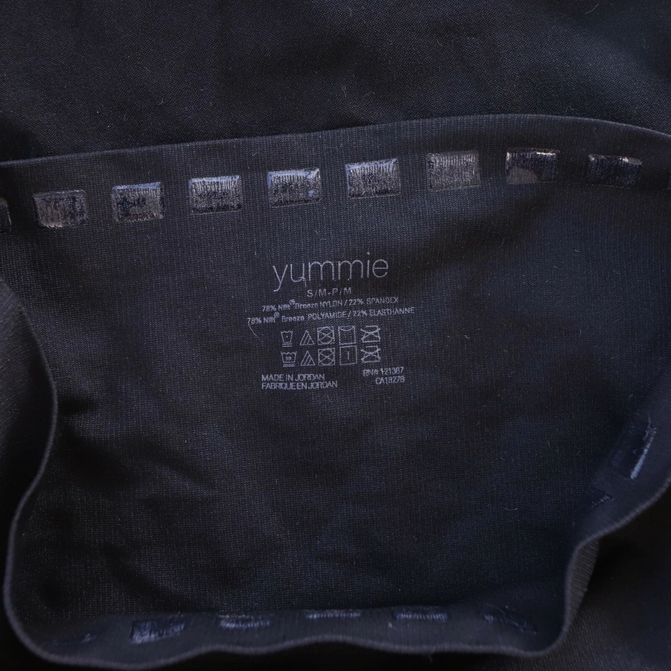 Calzoncillo de tiro alto Yummie Tummie Cooling FX talla S/M prendas moldeadoras negras NUEVO B18 Foto 3 de 4