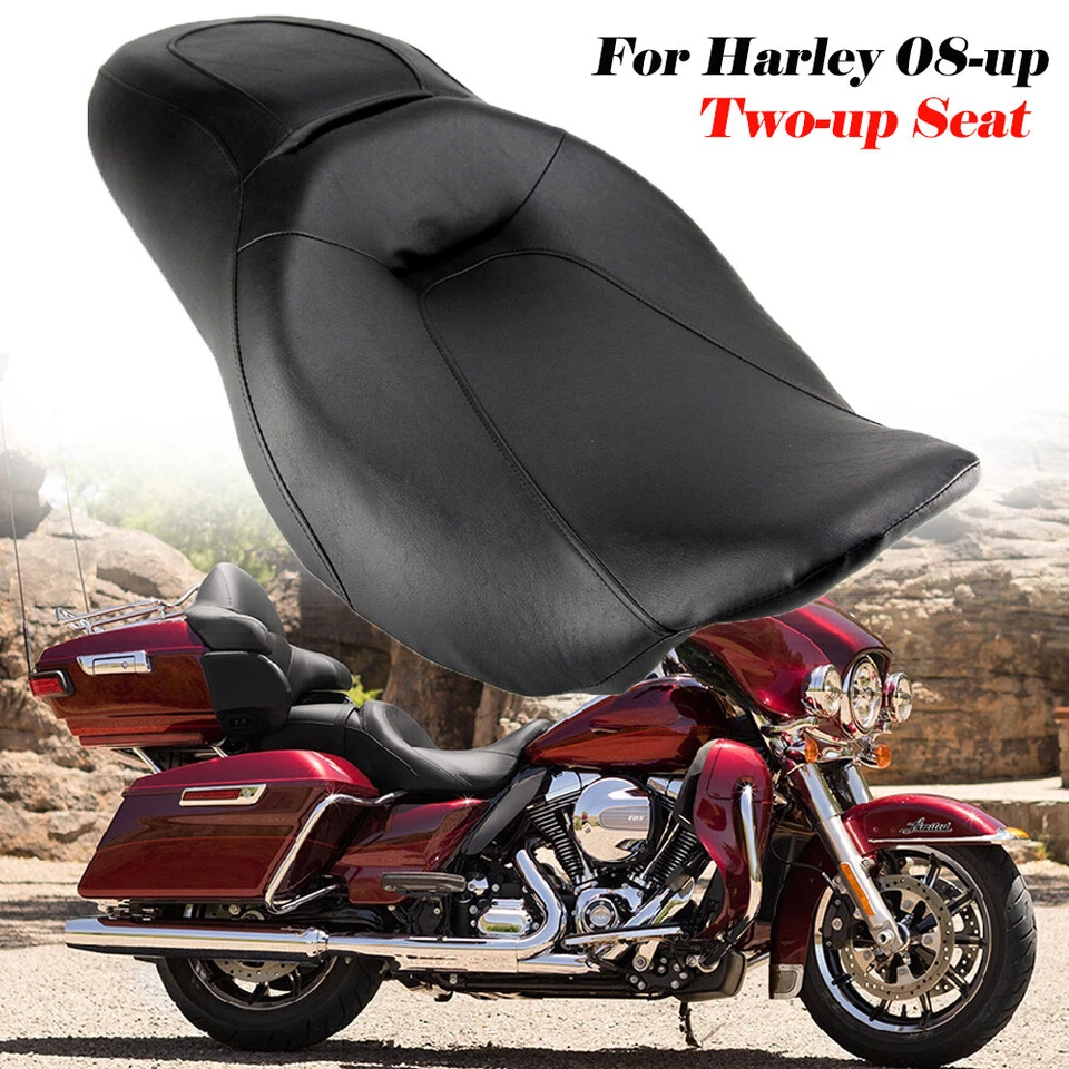 Driver Passenger Seat For Harley Touring Street Glide FLHX Road King FLHR 08-22 - Изображение 3 из 4