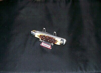 Schrade 97OT Knife Ducks Unlimited Buzzsaw Trapper 2003 USA Schrade 97OT Knife Ducks Unlimited Buzzsaw Trapper 2003 USA