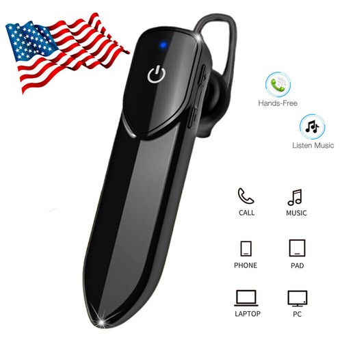 Wireless Earphone Bluetooth Earpiece Driving Headset for Android iOS ...