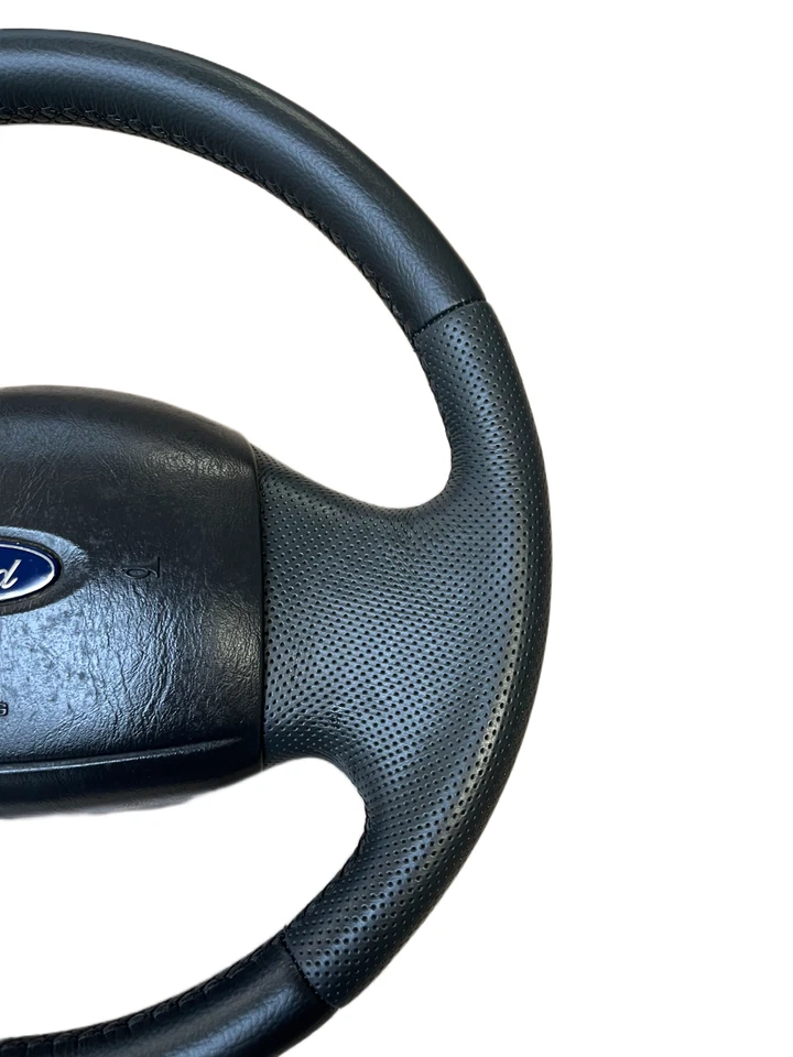 Lenkrad Lederlenkrad Ford Transit MK6  NEU LEDERBEZUG Neu Beziehen - Bild 2 von 3