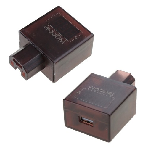 Voltage Meter for 48V 60V 72V 96V Electric Bikes 2 in 1 USB ChargerSocket