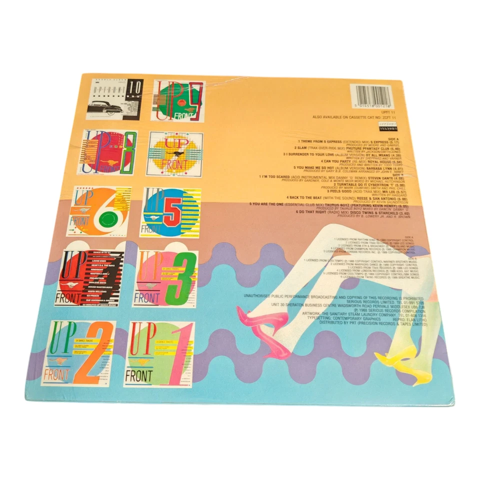 Upfront Eleven 12" Vinyl LP Album Various Artists UPFT 11 Serious Records 1988 - Image 2 of 4