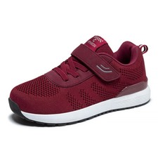 Men's Women's Causal Shoes Elderly Senior Slip on Comfort Light Sneaker Grannies