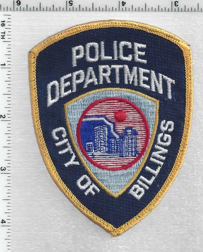 Billings Police (Montana) 2nd Issue Uniform Take-Off Shoulder Patch
