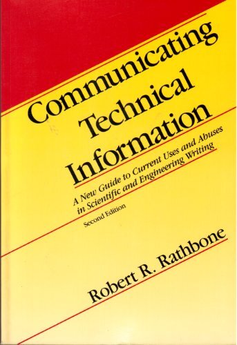 Communicating Technical Information: A New Guide to Current Uses and Abuses in S - Picture 1 of 1