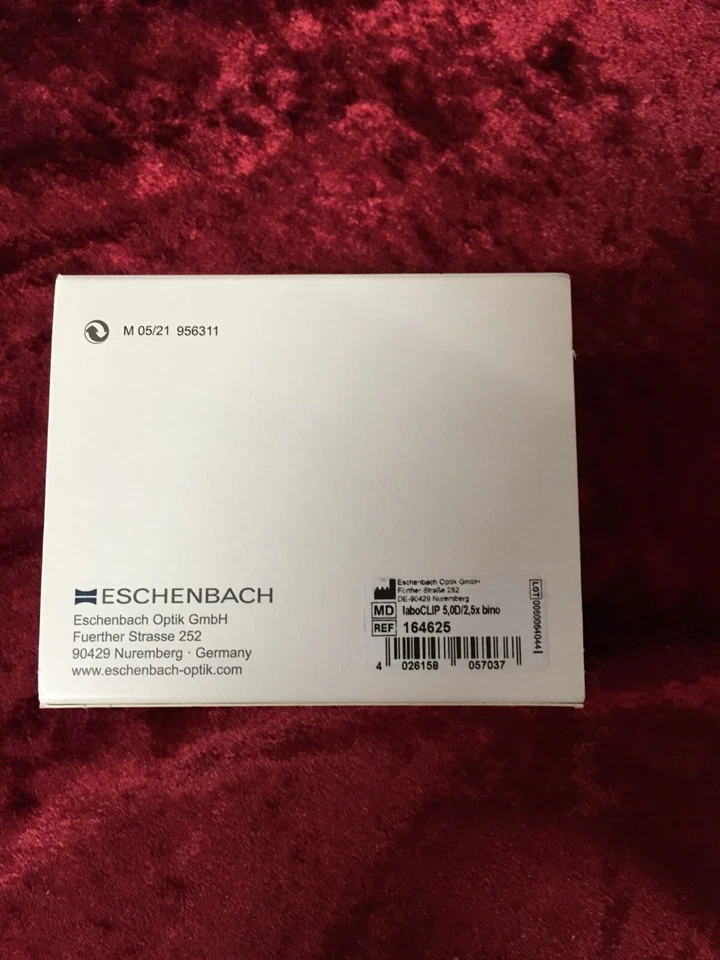 New Eschenbach Labo-Clip 1646-25 Clip-On Binocular Flip Up Lens 2.5x from Japan - Image 2 of 4