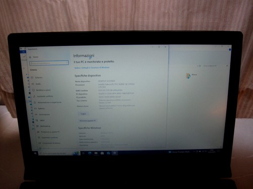 lenovo 15,6" intel 8gb ram 250gb hdd hdmi windows 10 bluetooth dvd webcam wifi - Foto 3 di 9