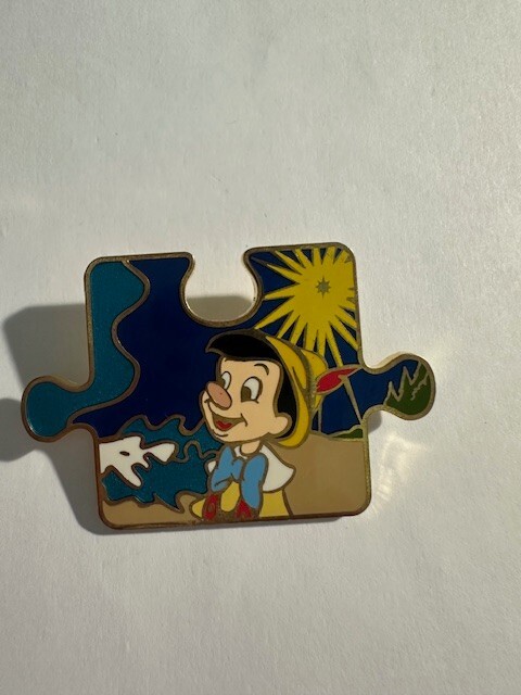 Disney Pin Puzzle Piece Pinocchio Character Connection Le 400 Original (E6)