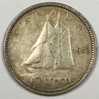 1942 Canada 10 Cents - George VI - Very Fine (VF) KM#34 - 80% Silver - 5731