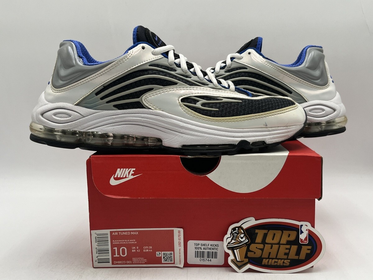 Nike Air Tuned Max White Racer Blue 2021 Size 10 Used Rare