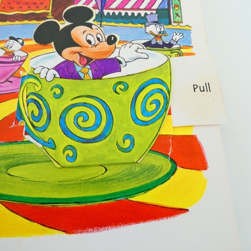 Disney World with Mickey Mouse Hallmark Pop-up Book 1972 A Fun Filled Visit VTG - Foto 6 di 14