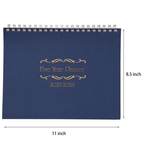 5 Year Calendar Planner 2025-2029 (Blue, 2025-2029,5 Year,61 Pages) - Picture 2 of 5