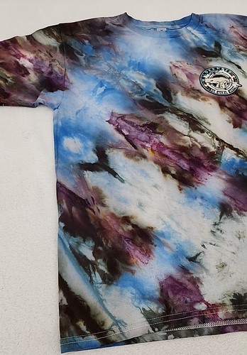 Gildan Procion Ice Tie Dye T-shirt Youth XL Patch Wilderness The Great Outdoor - Picture 5 of 23