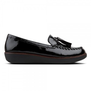 fitflop black loafers