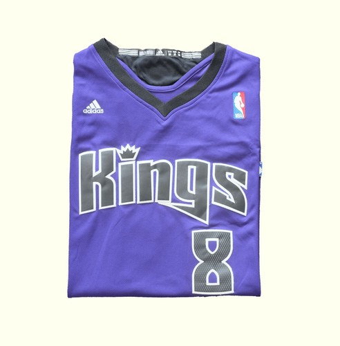 NBA ADIDAS SACRAMENTO KINGS BASKETBALL RUDY GAY VTG Y2K PURPLE JERSEY MENs SZ M
