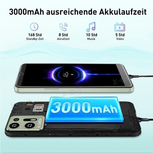 2025 XGODY móvil sin contrato 12 GB + 128 GB Android 14 Smartphone 5500 mAh SIM doble - Imagen 28 de 54