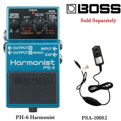 BOSS Effects Pedal PS-6 Harmonist Modulation genuine AC adapter PSA-100S2