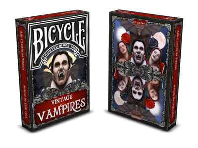 Fahrrad Spielkarten - Vintage Vampire