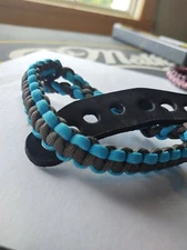 Neon teal dark gray Archery Bow Wrist Strap Bling Sling Free Ship