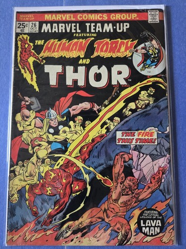 MARVEL COMICS - MARVEL TEAM-UP - BAND 1 - # 26 - OKTOBER 1974 - BRONZEZEIT - Bild 1 von 5