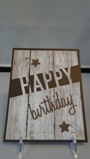 Stampin Up Card Kit Set Of 4 masculine "Happy Birthday" cards 8b