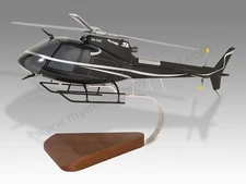 Airbus Eurocopter AS350 H125 Desk Wood Helicopter New Model Small Scale 1/32