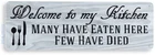 TIN SIGN Welcome to my Kitchen Metal Décor Art Store Shop Farm Cottage A676