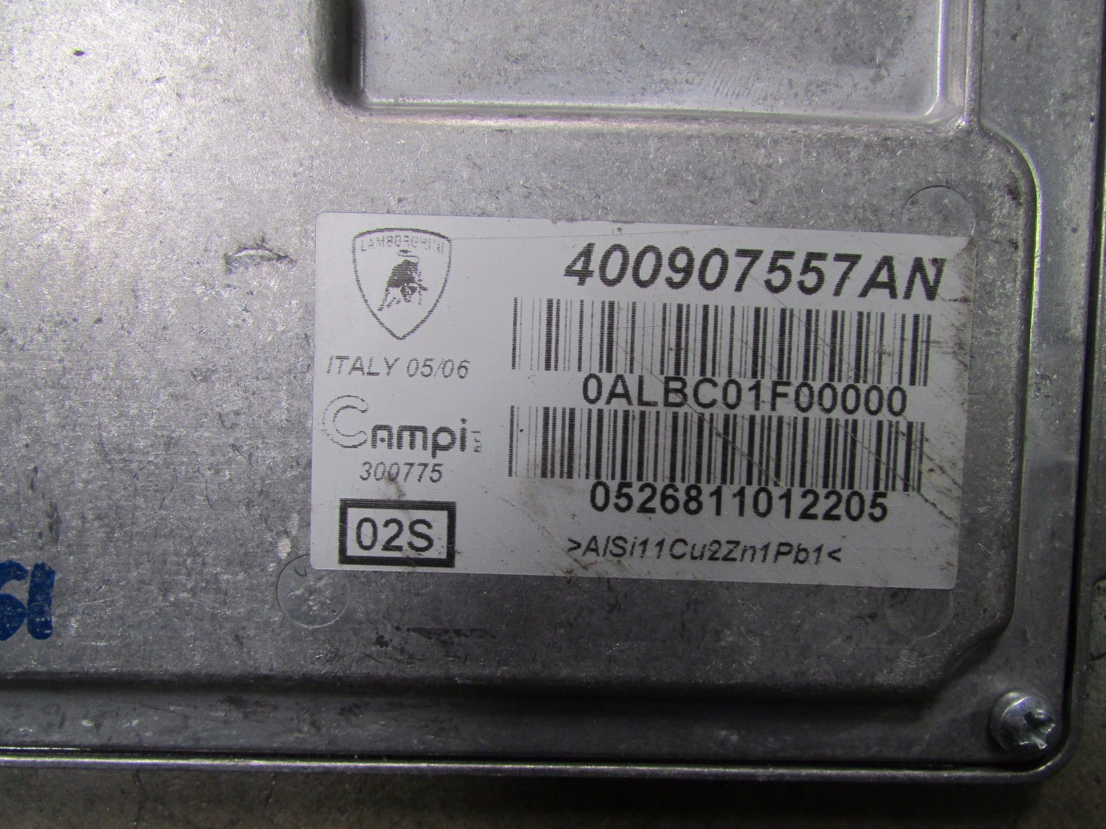 Lamborghini Gallardo, Engine/Motor Control Module, Used, P/N 400907557AN