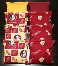 FLORIDA STATE University SEMINOLES Cornhole Bean Bags CAMO 8 ACA Regulation Bags