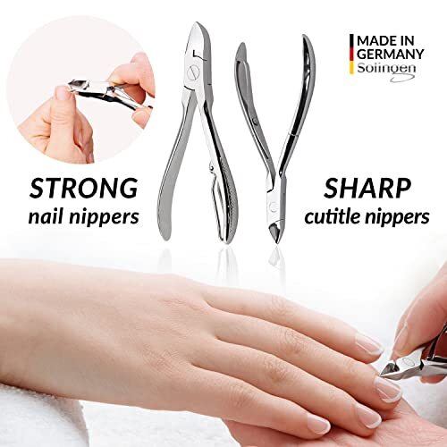 marQus Set manicure per donna e uomo, set 12 pz da Solingen Germania incl. - Foto 5 di 5