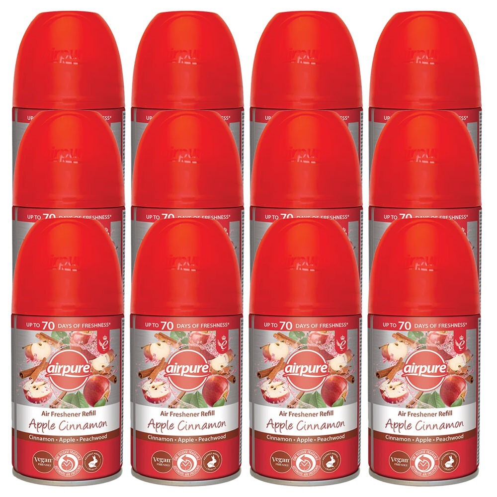 Airpure Apple Cinnamon Air Freshener Refill for Spray 250ml - Pack Of 3 - Image 4