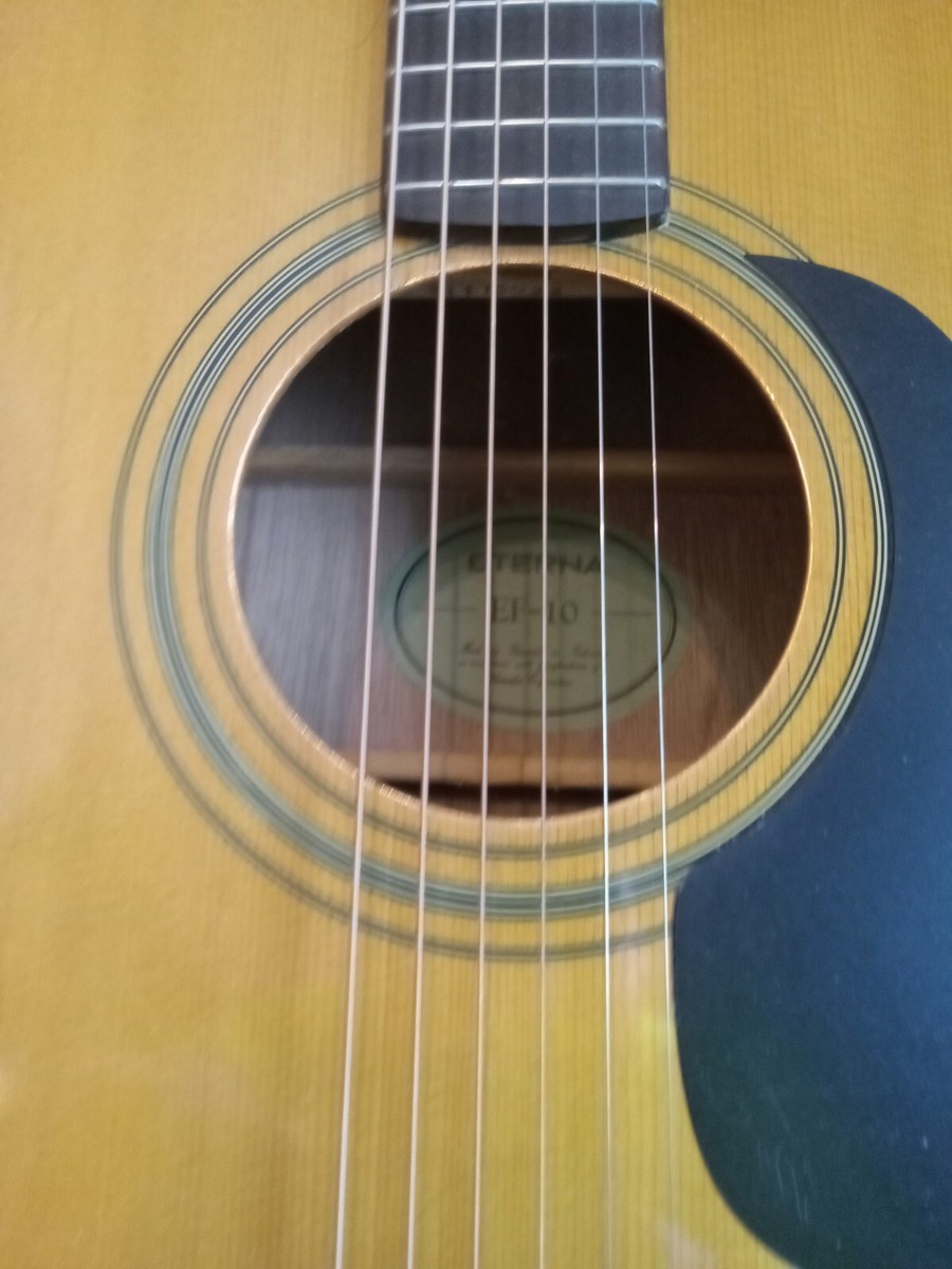Vintage Yamaha Eterna EF-10 Acoustic Guitar With Nice Thick TKL