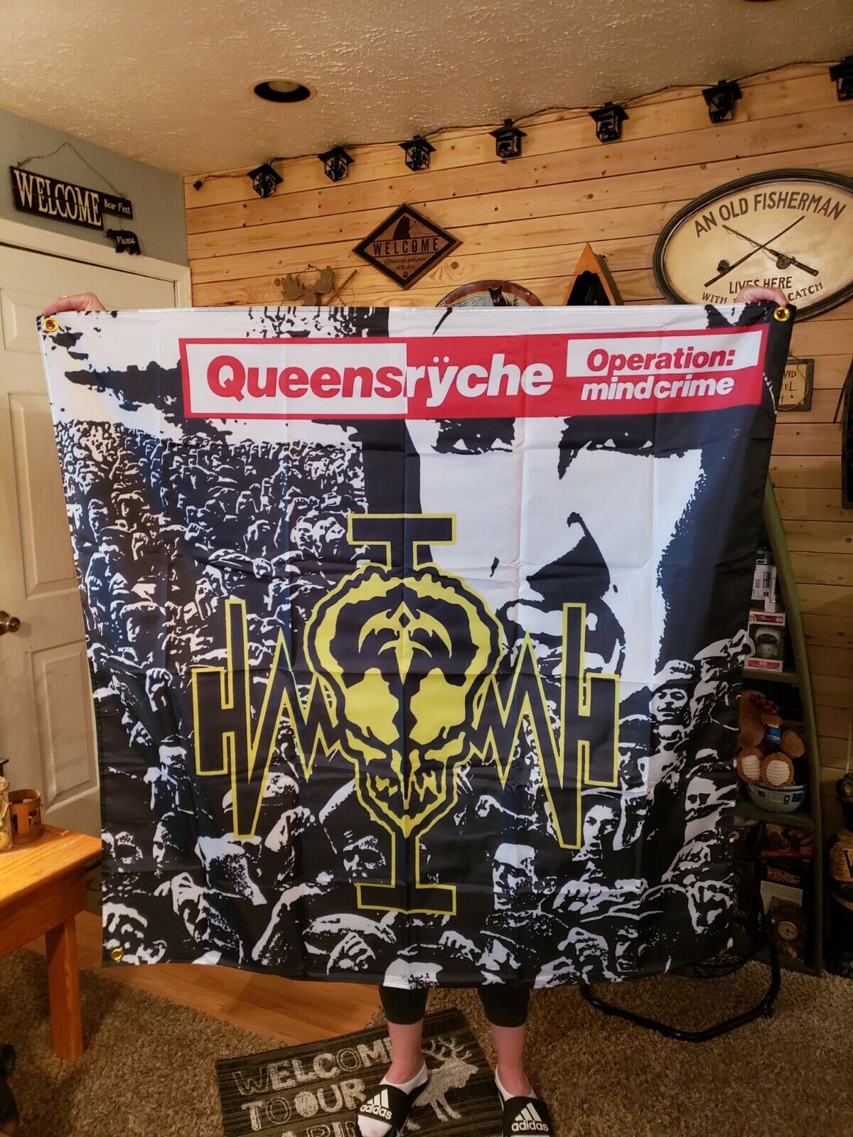 Queensryche flag 4'x4' Huge