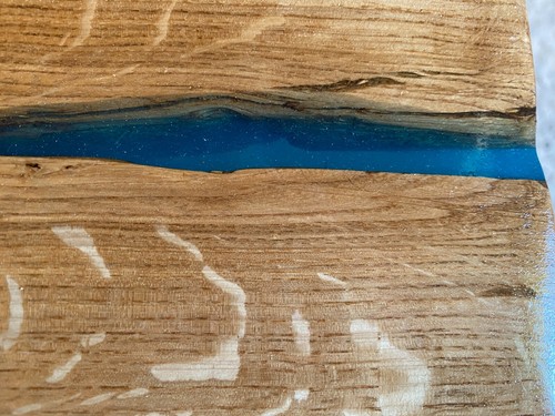 Handmade Waney edge/live edge Oak Resin Coffee Table - FREE NBD delivery in M25 - Picture 10 of 10