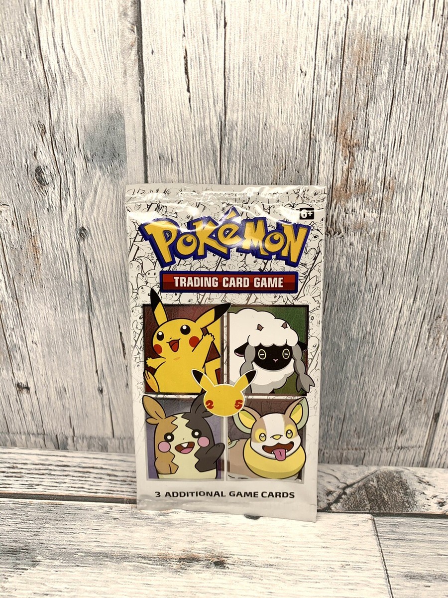 SEALED 25th Anniversary Pokemon Cereal 3-Card Booster Pack! Holographic  Pikachu