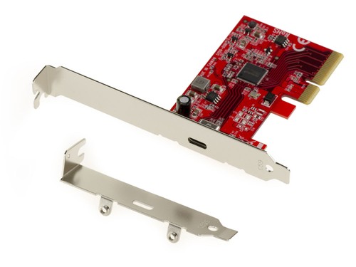 Card Pcie Gen 3.0 4x 1 USB Port 3.2 20G Type C. High Power 5V 3A. ASM3242